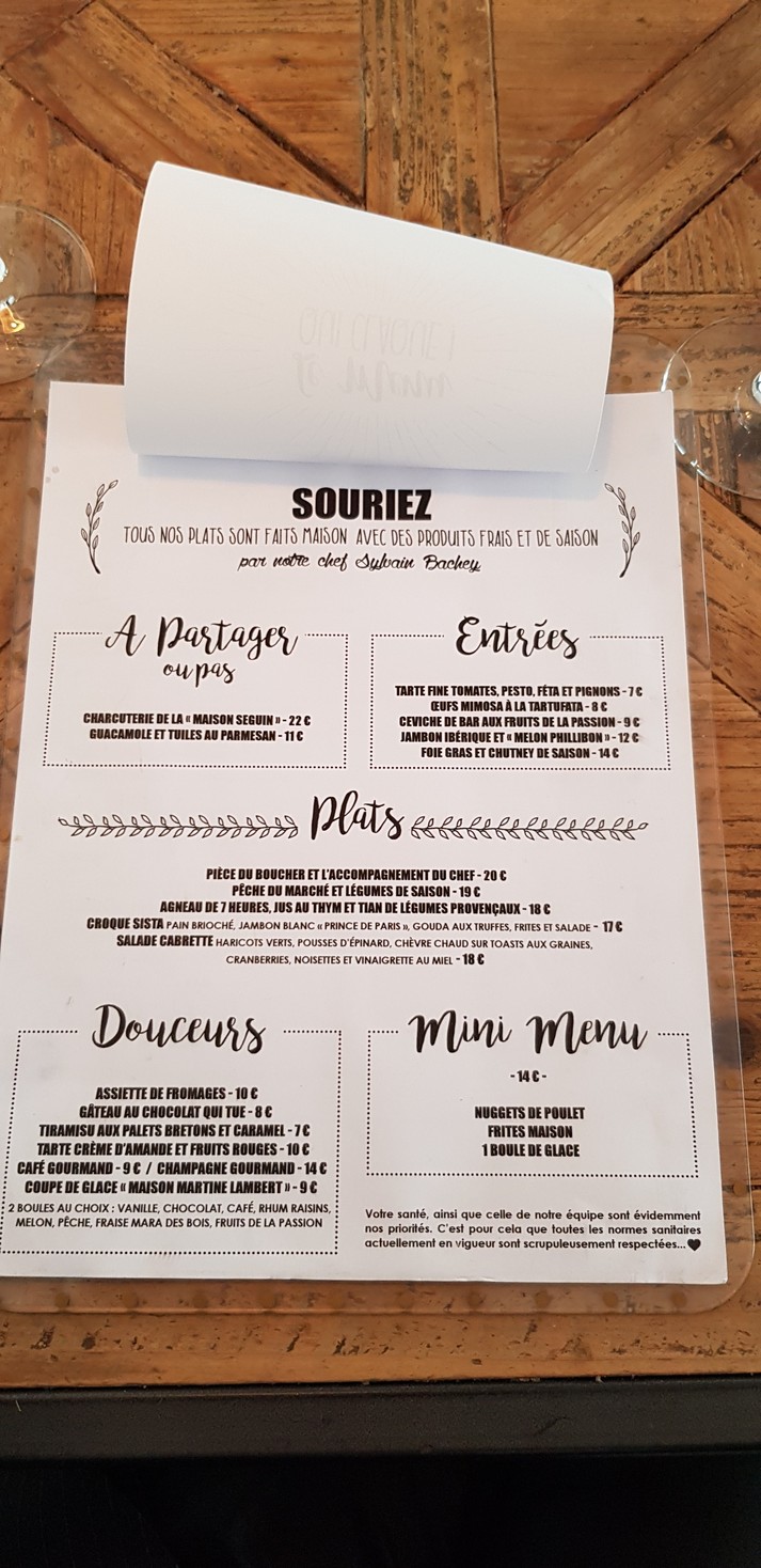 Epicerie Chérie by Mama Sista menu 1