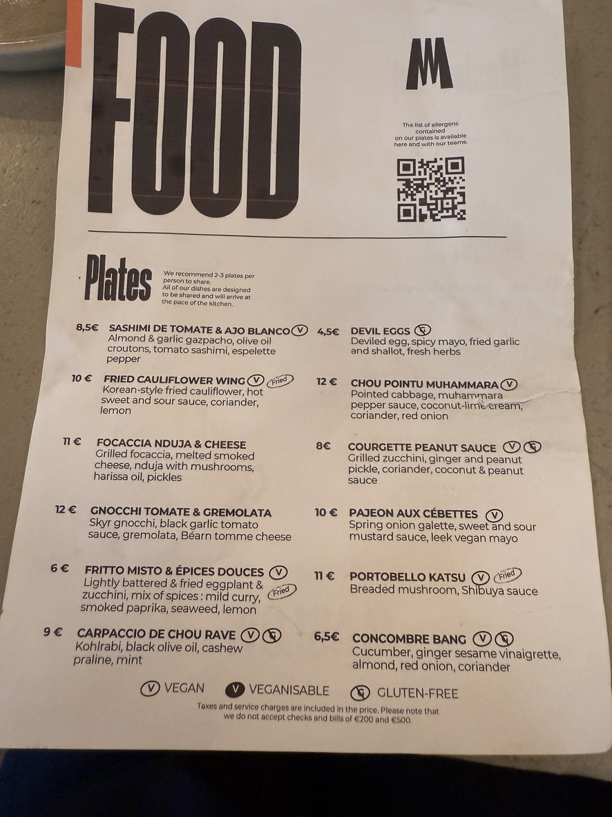 Maslow menu 1