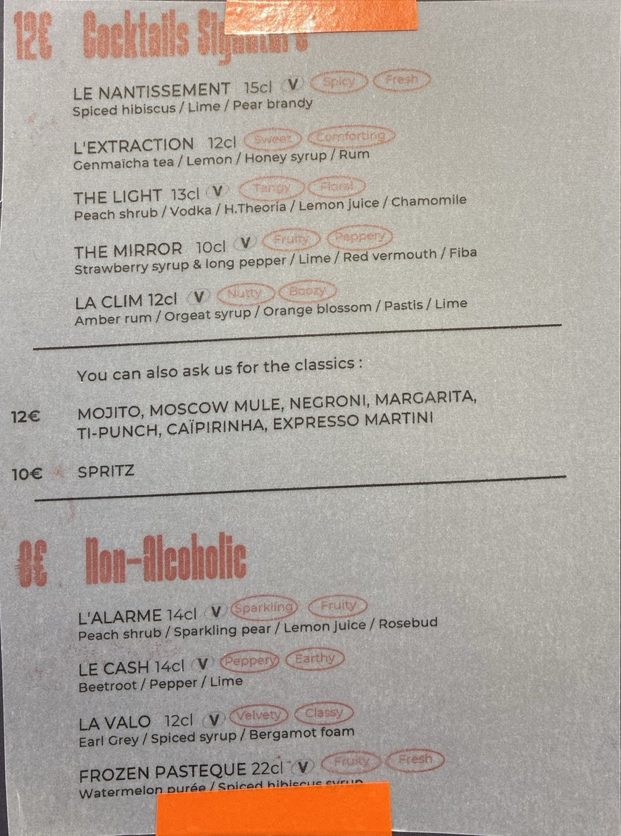 Maslow menu 6