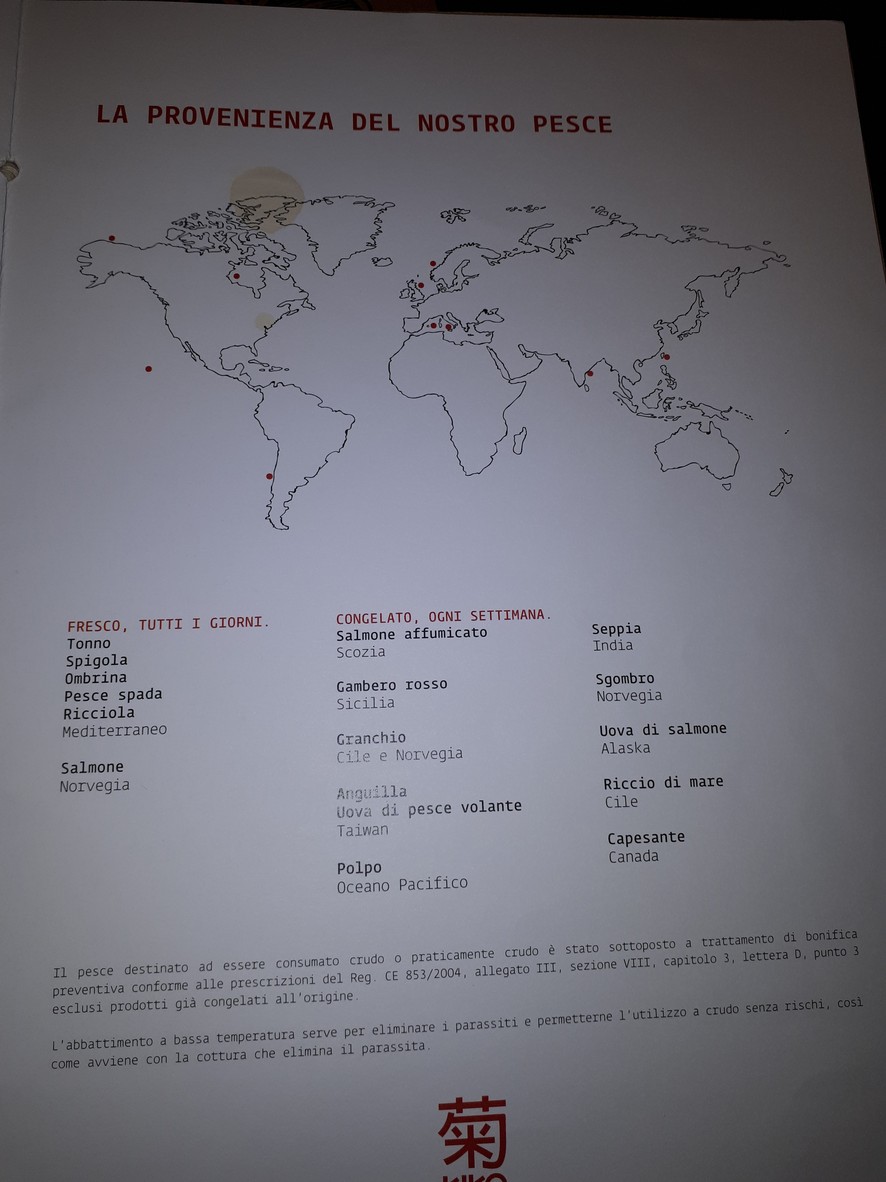Kiko Sushi Bar menu 1