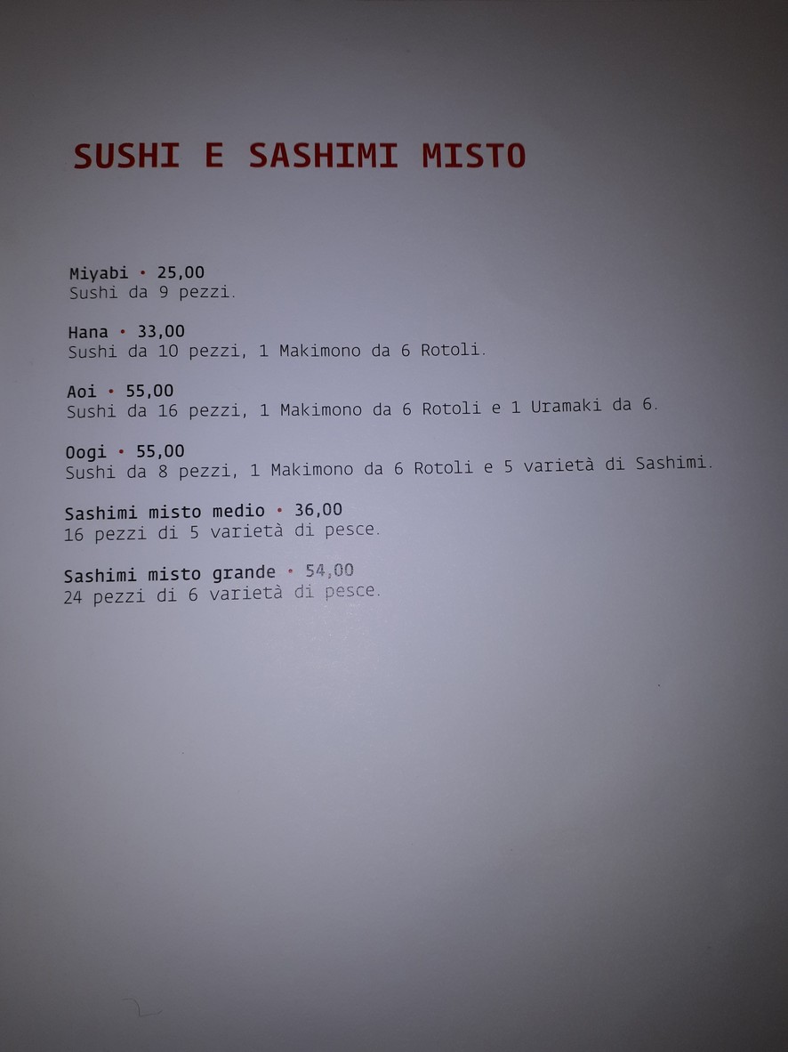 Kiko Sushi Bar menu 4