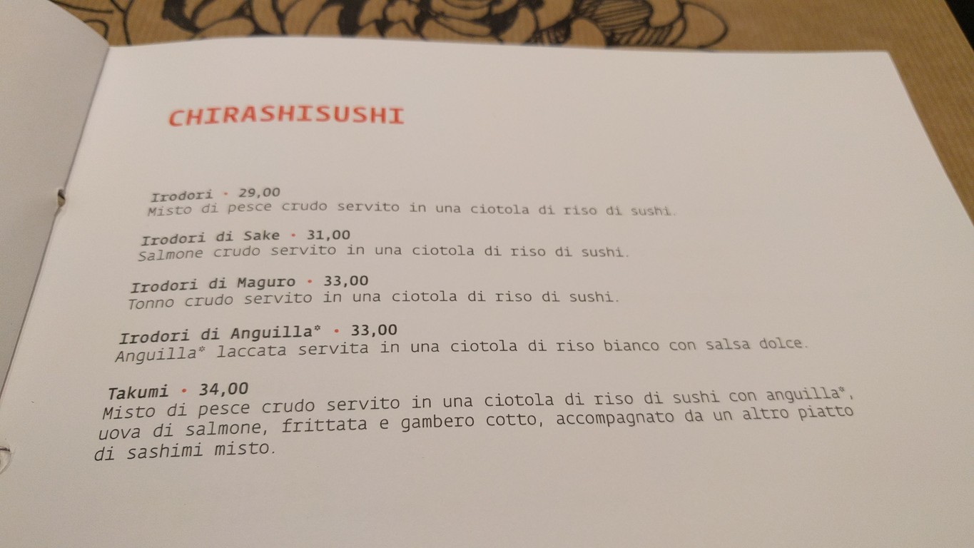 Kiko Sushi Bar menu 6