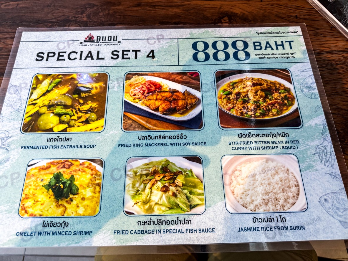 BUDU Bar The Up Rama 3 menu 5