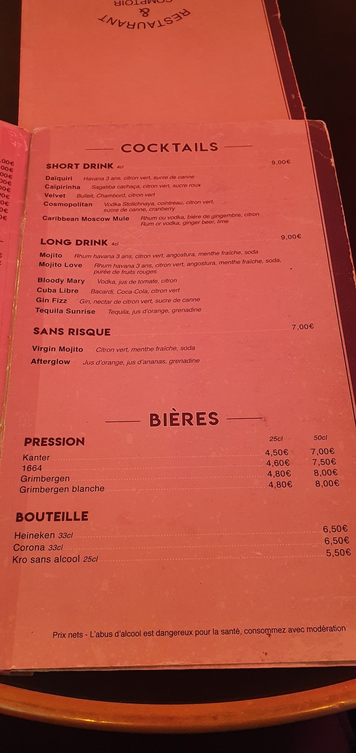 Polly Maggoo menu 3