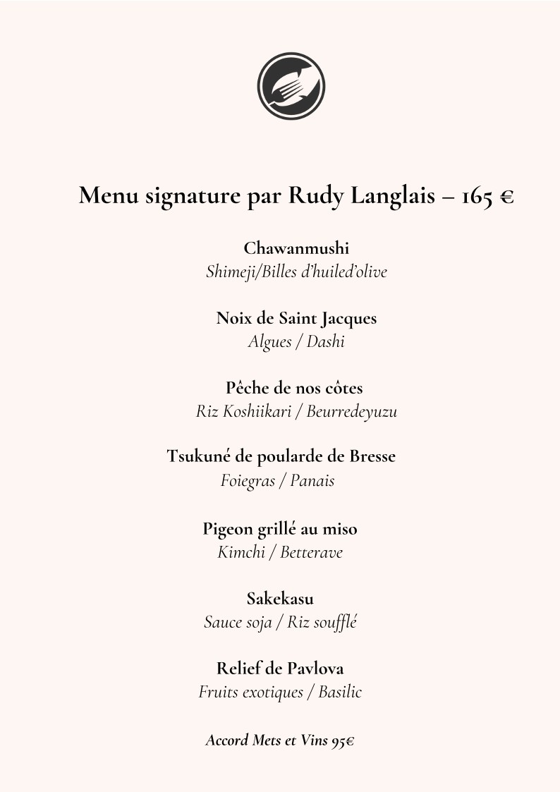 La Scene Theleme menu 3