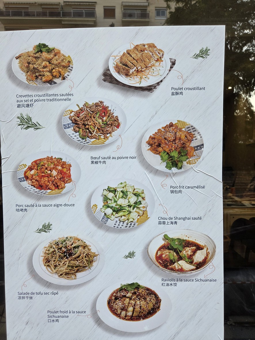 Ma Cuisine Privée menu 1