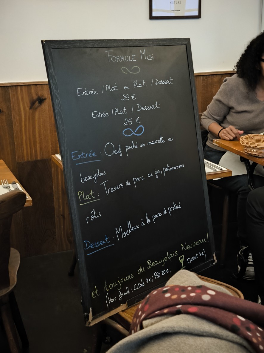Paulette - Restaurant Vincennes menu 2