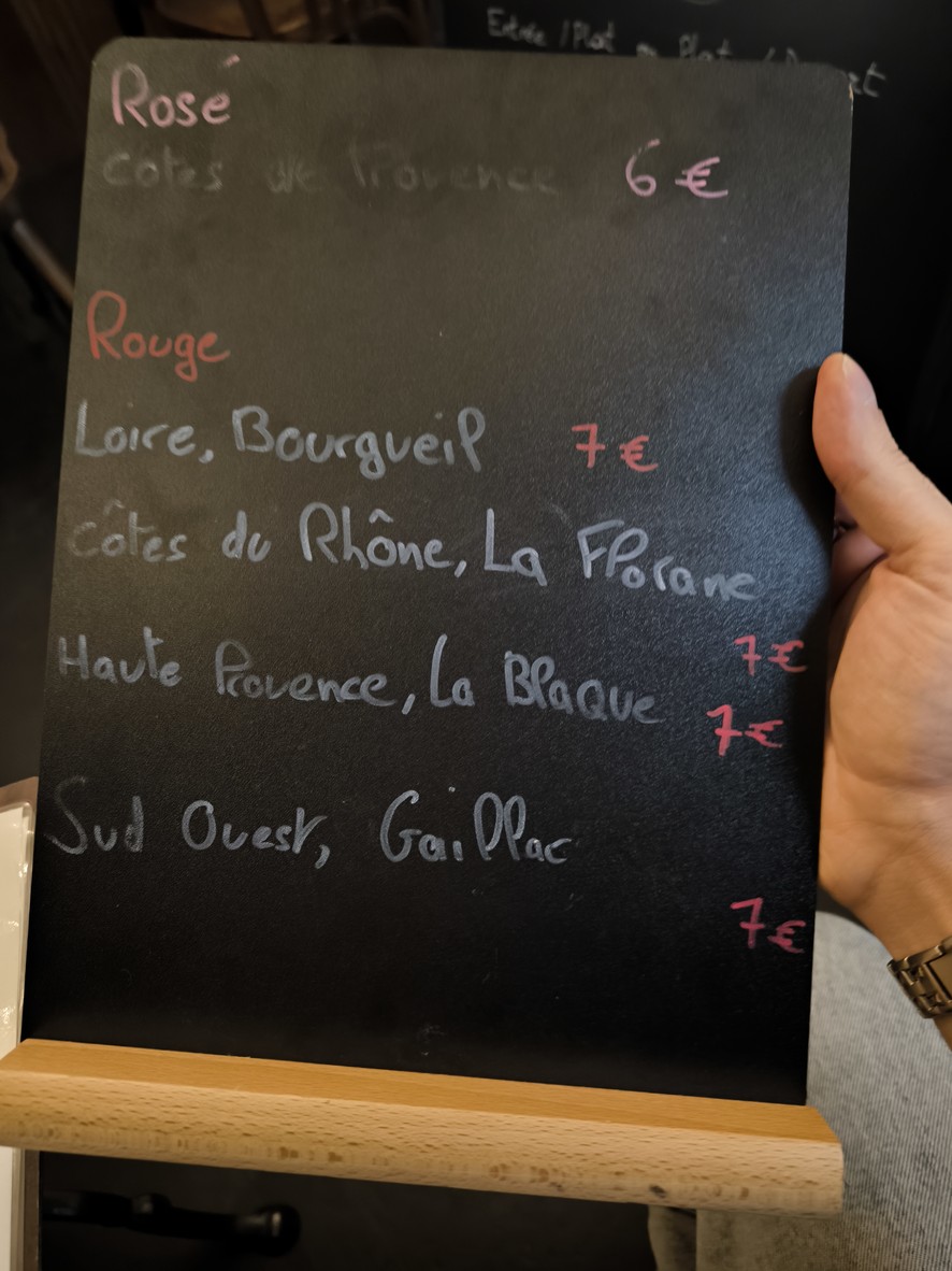 Paulette - Restaurant Vincennes menu 3