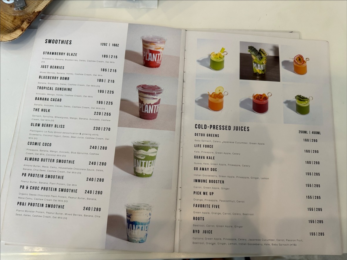 PLANTIFUL on Sukhumvit 61 menu 2