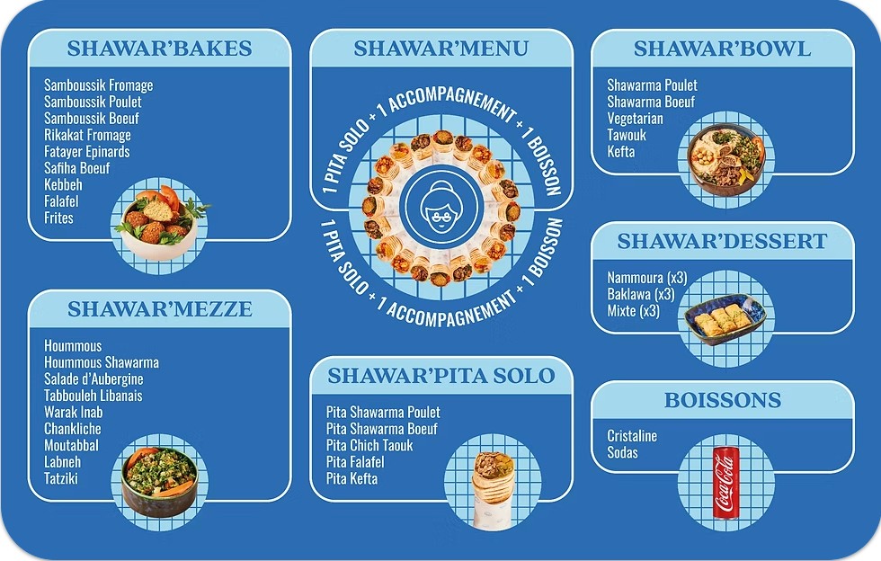 Shawar'Mama - Suresnes menu 1