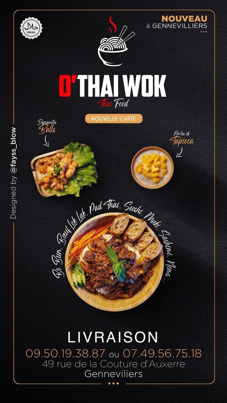 O THAÏ WOK menu 1