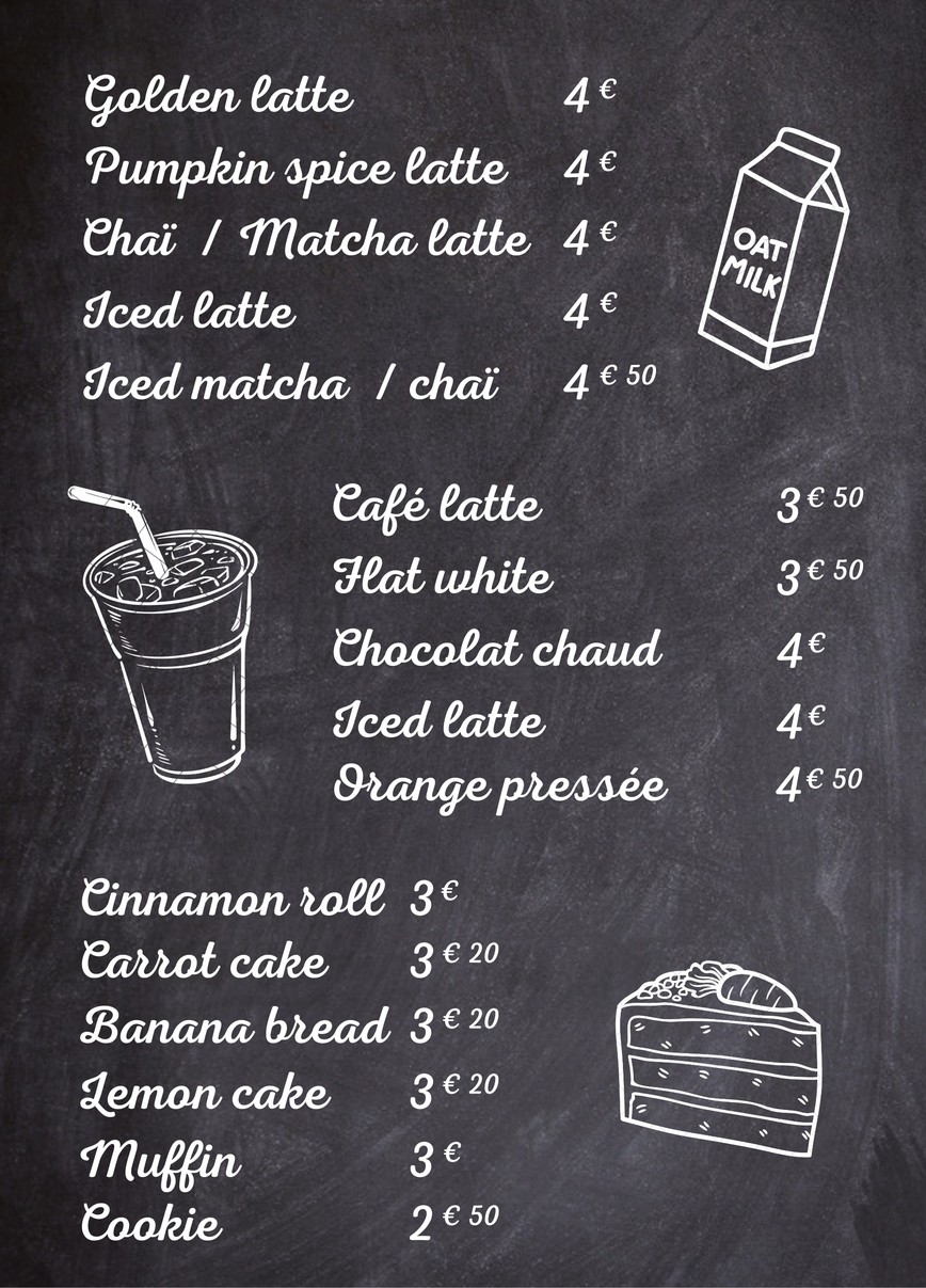 Mamie Lucienne menu 1