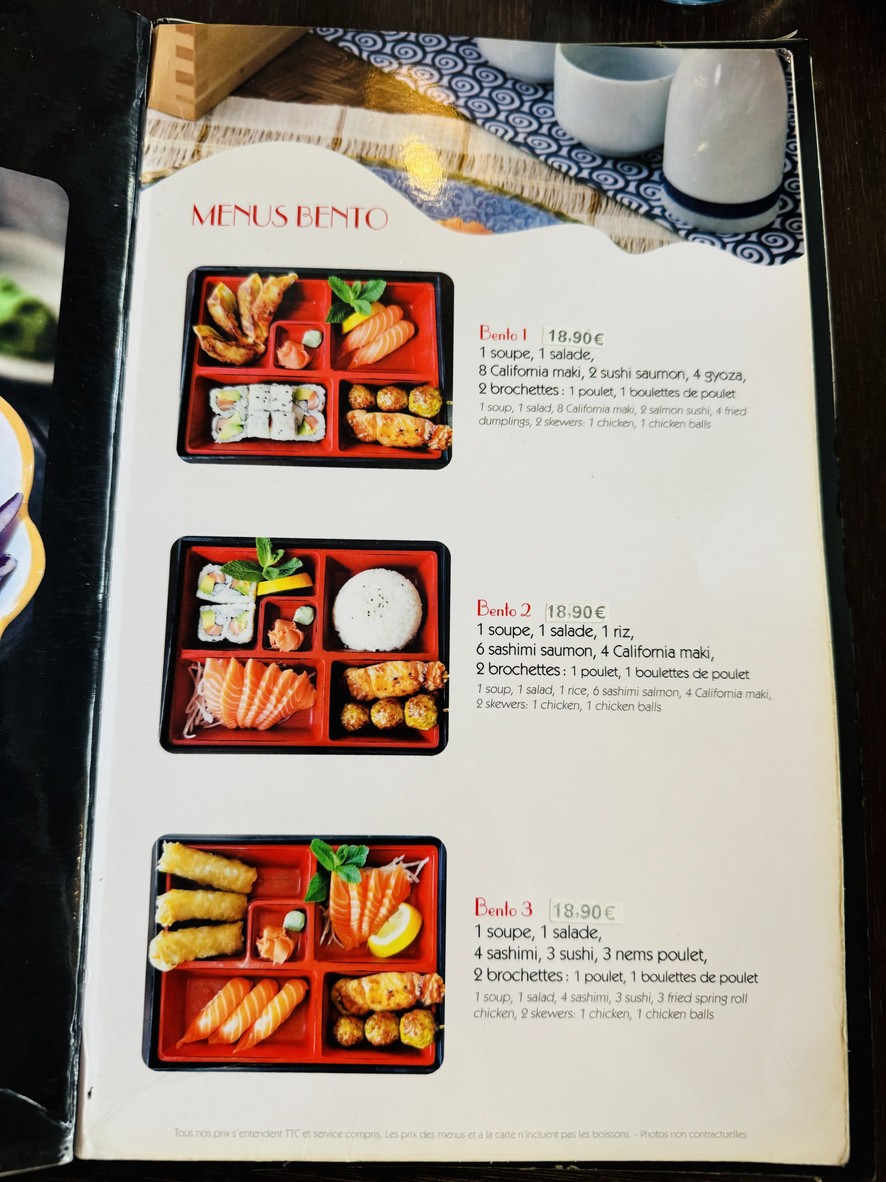 Sushi Yuki menu 5