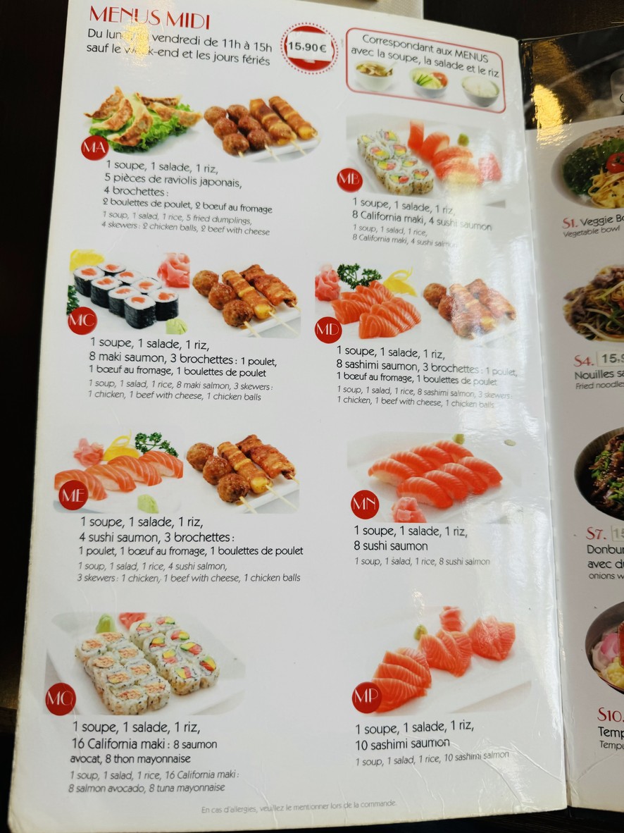Sushi Yuki menu 8