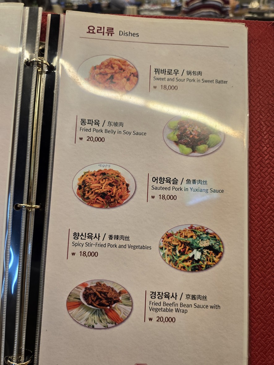 يانغيل بانجيم menu 4