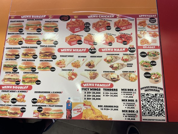CHICKEN'S KING PARIS 20EME (Pte de Montreuil)