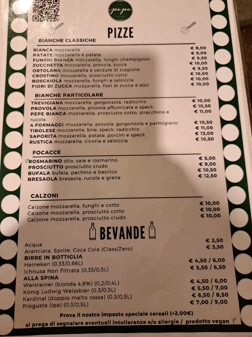 Pepe | Ristorante San Giovanni menu 3