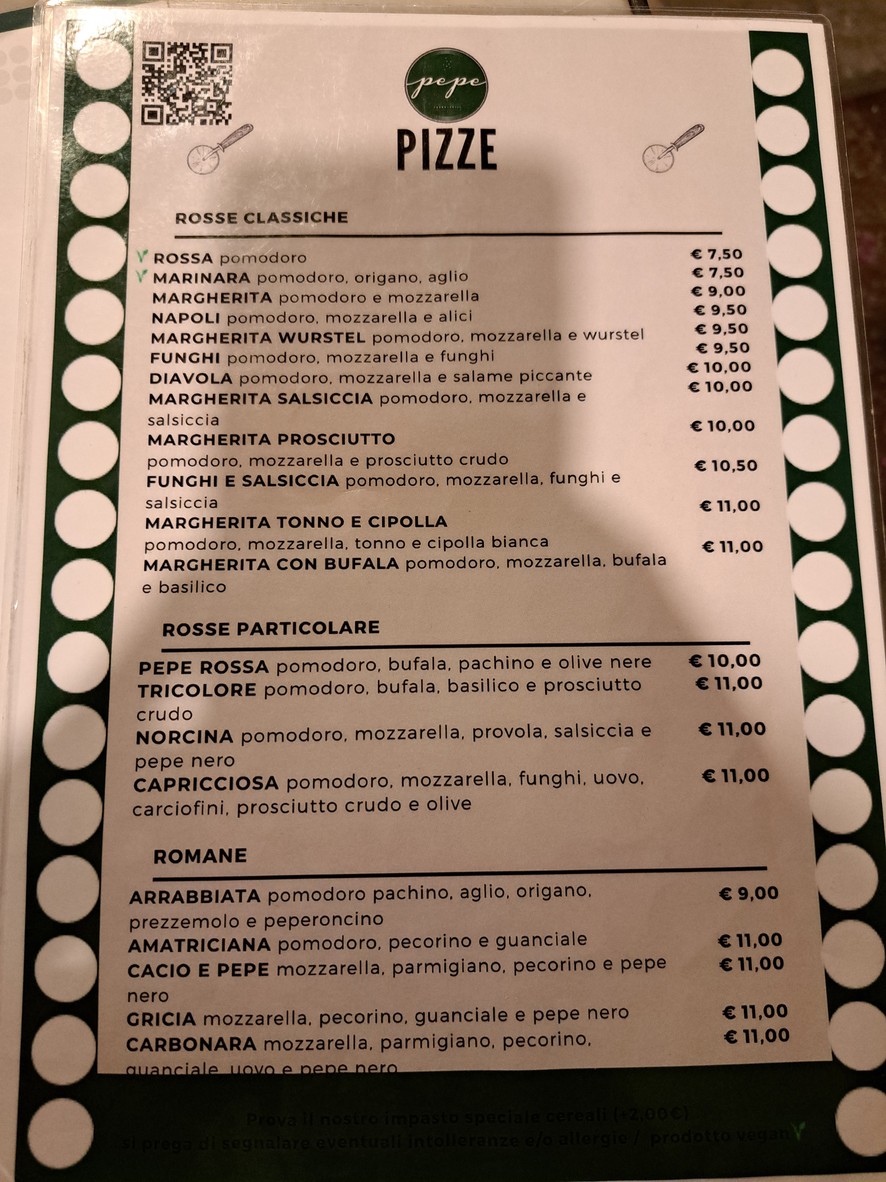 Pepe | Ristorante San Giovanni menu 4