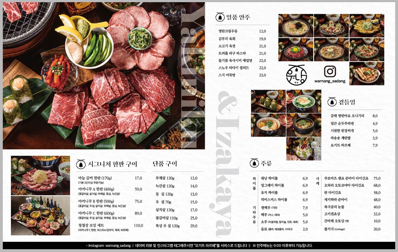 Sadang Wonang menu 1