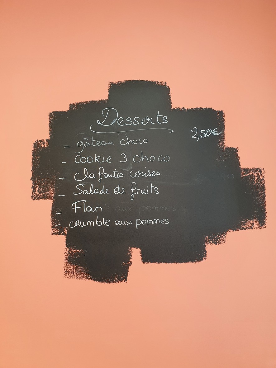 La Cantoche d'Elo menu 2