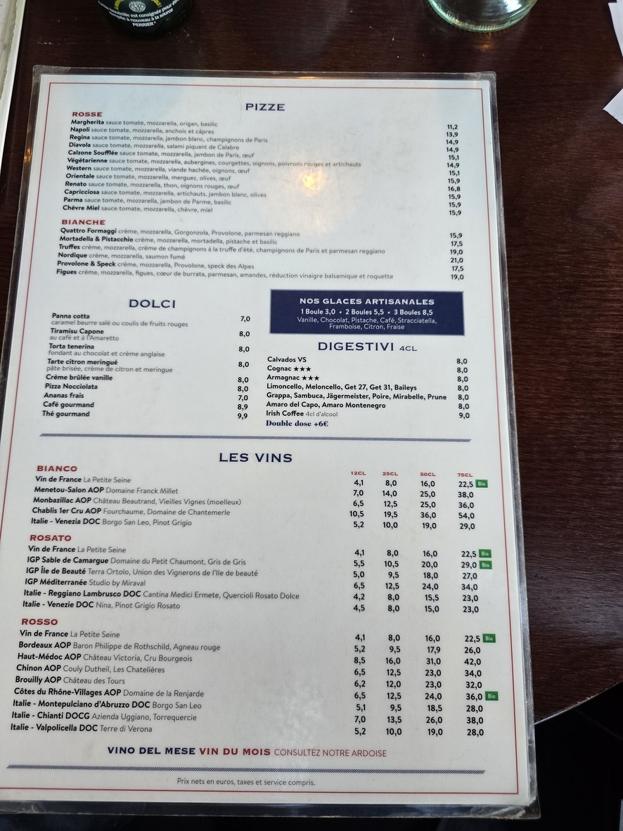 Café Capone menu 2