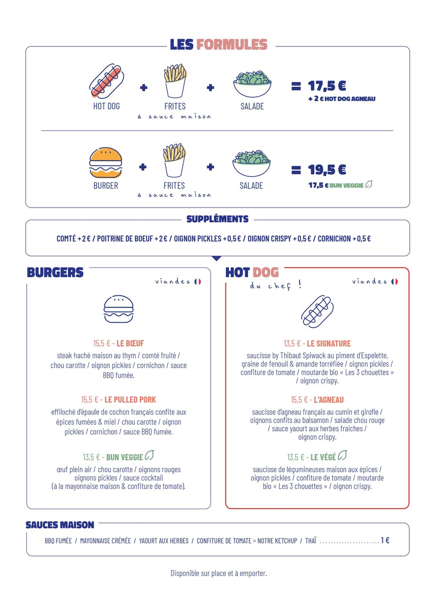 Starving Club - Pasteur menu 2