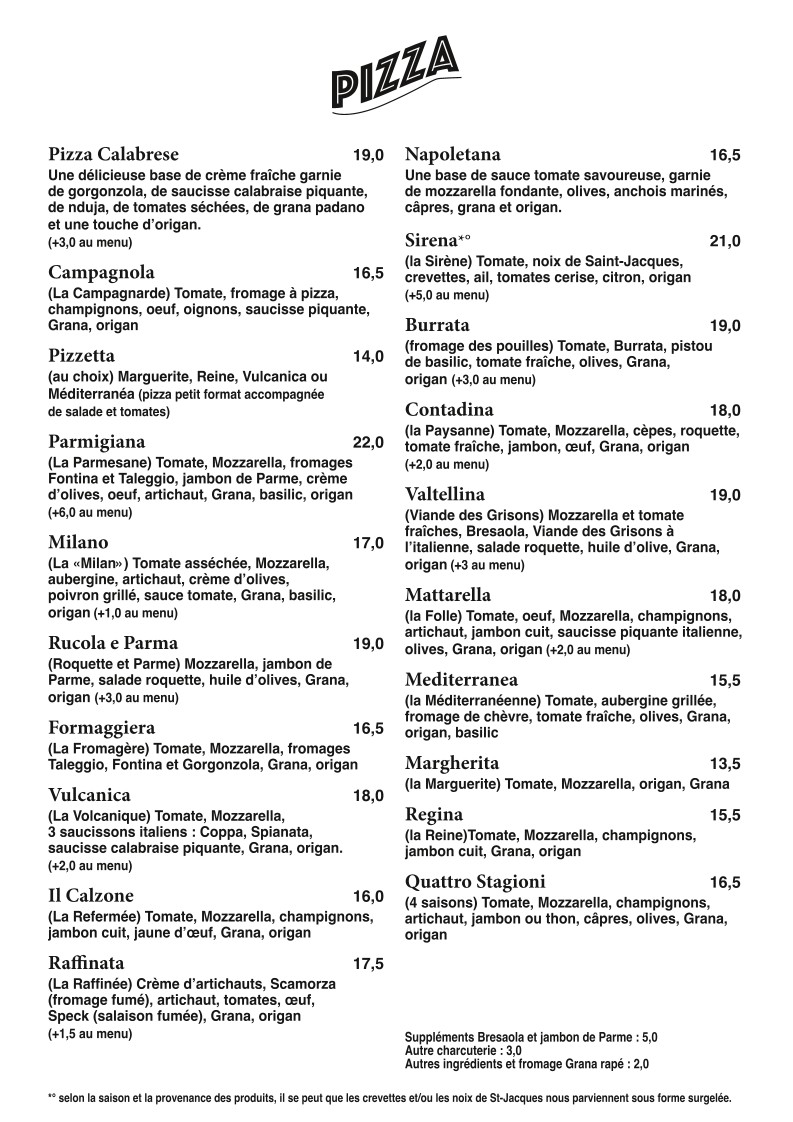 Villa Médici Da Napoli menu 4