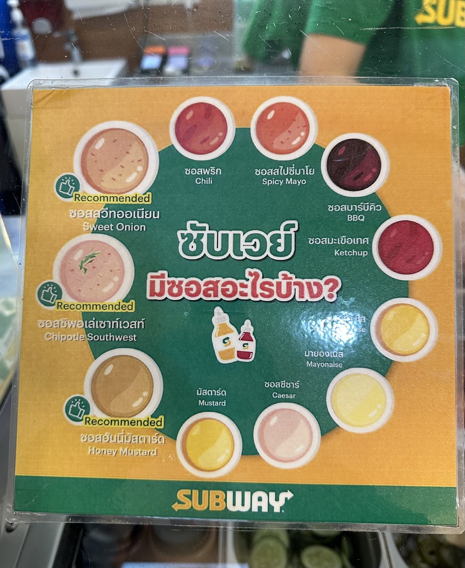 赛百味 menu 1