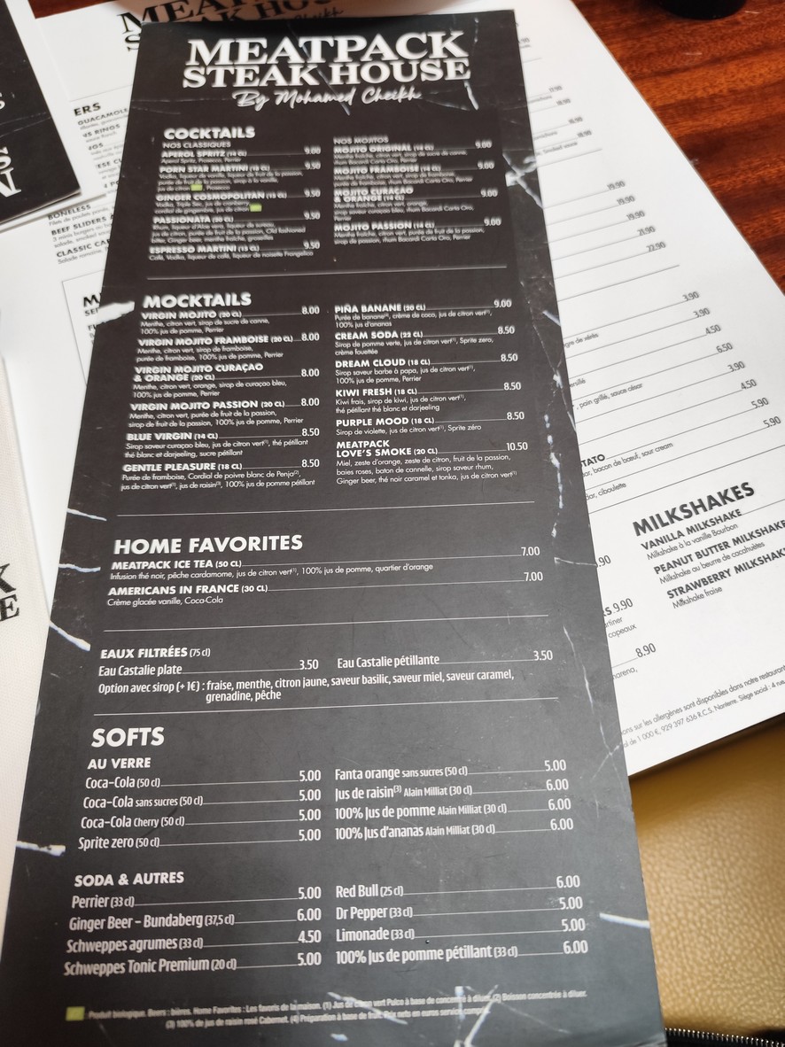 Meatpack menu 2