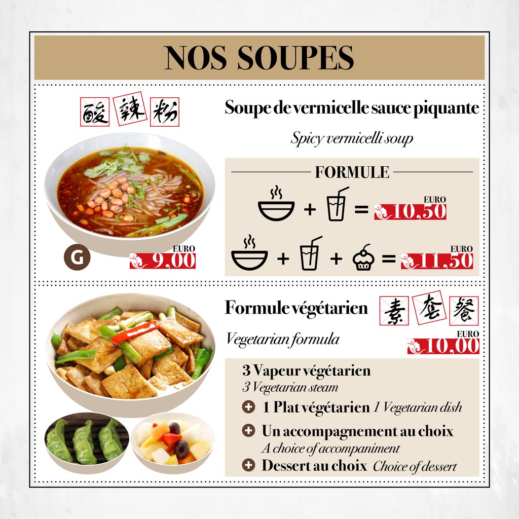 Delice House menu 1