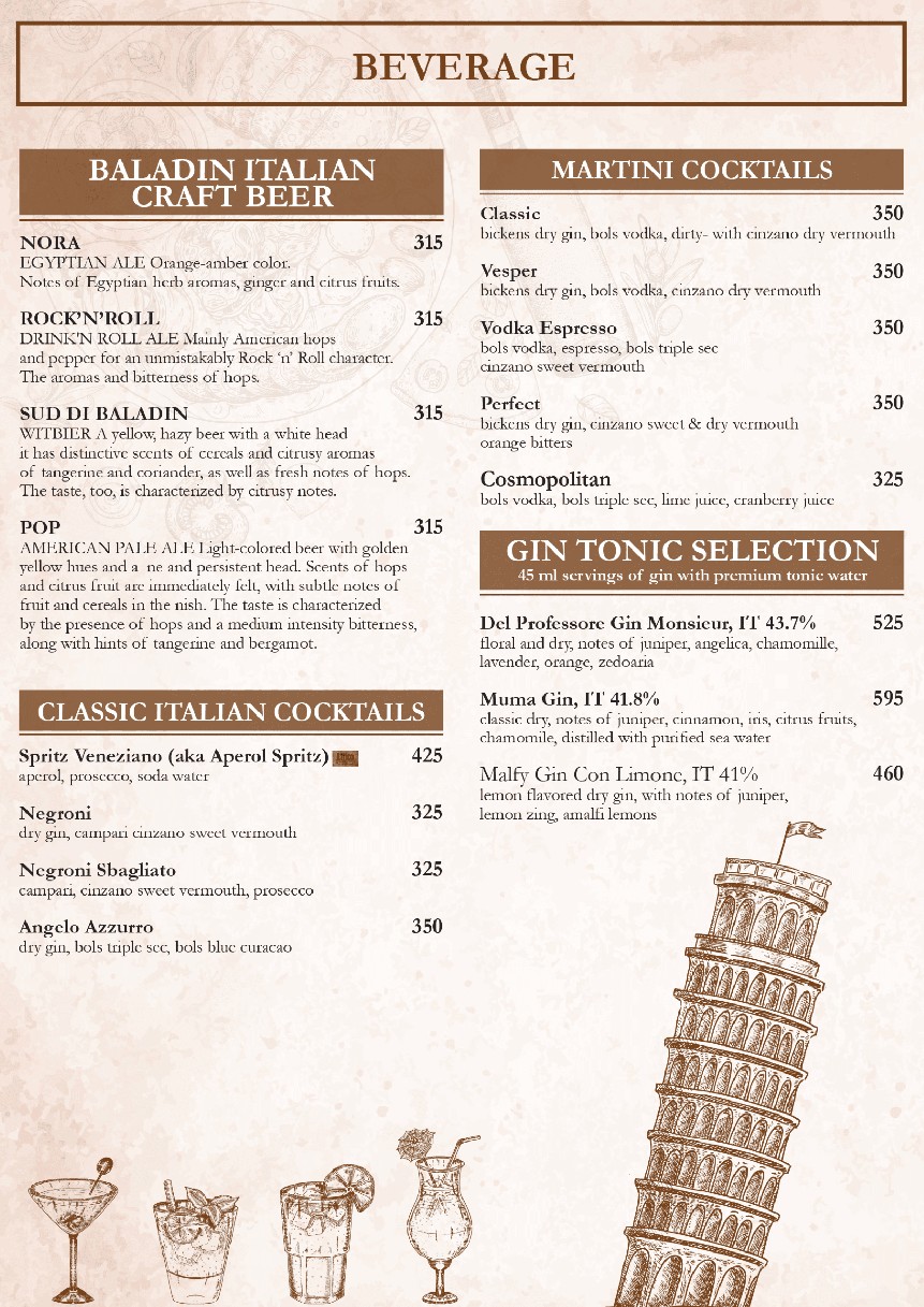 Attico menu 3