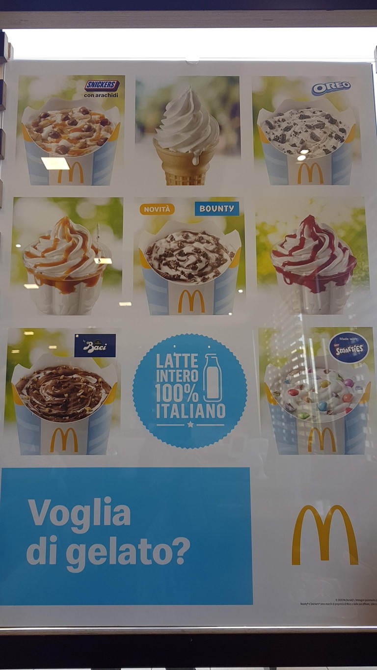 McDonald's menu 3