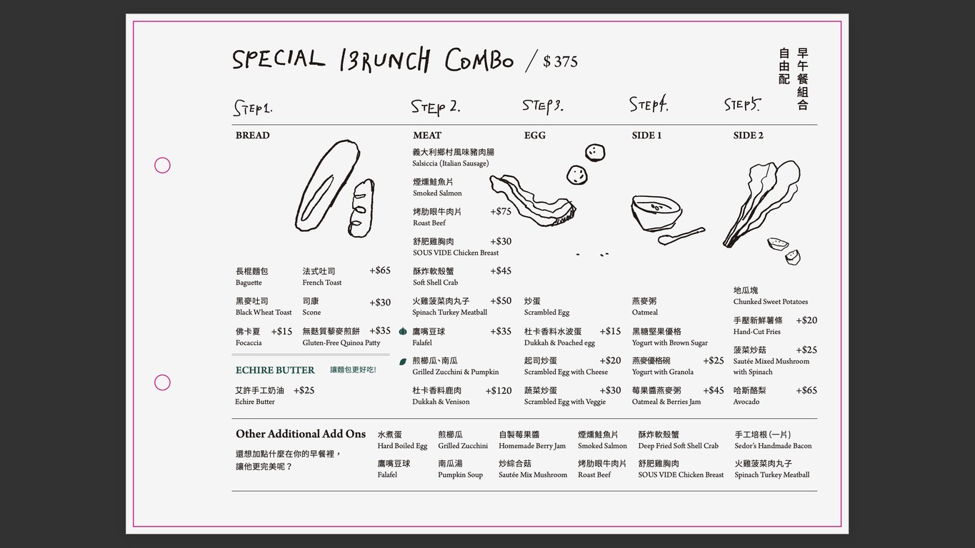 Omnivore menu 1
