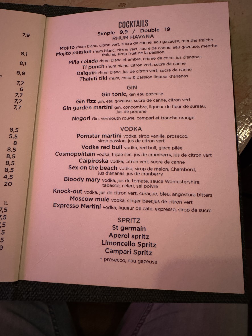 Gaston menu 2