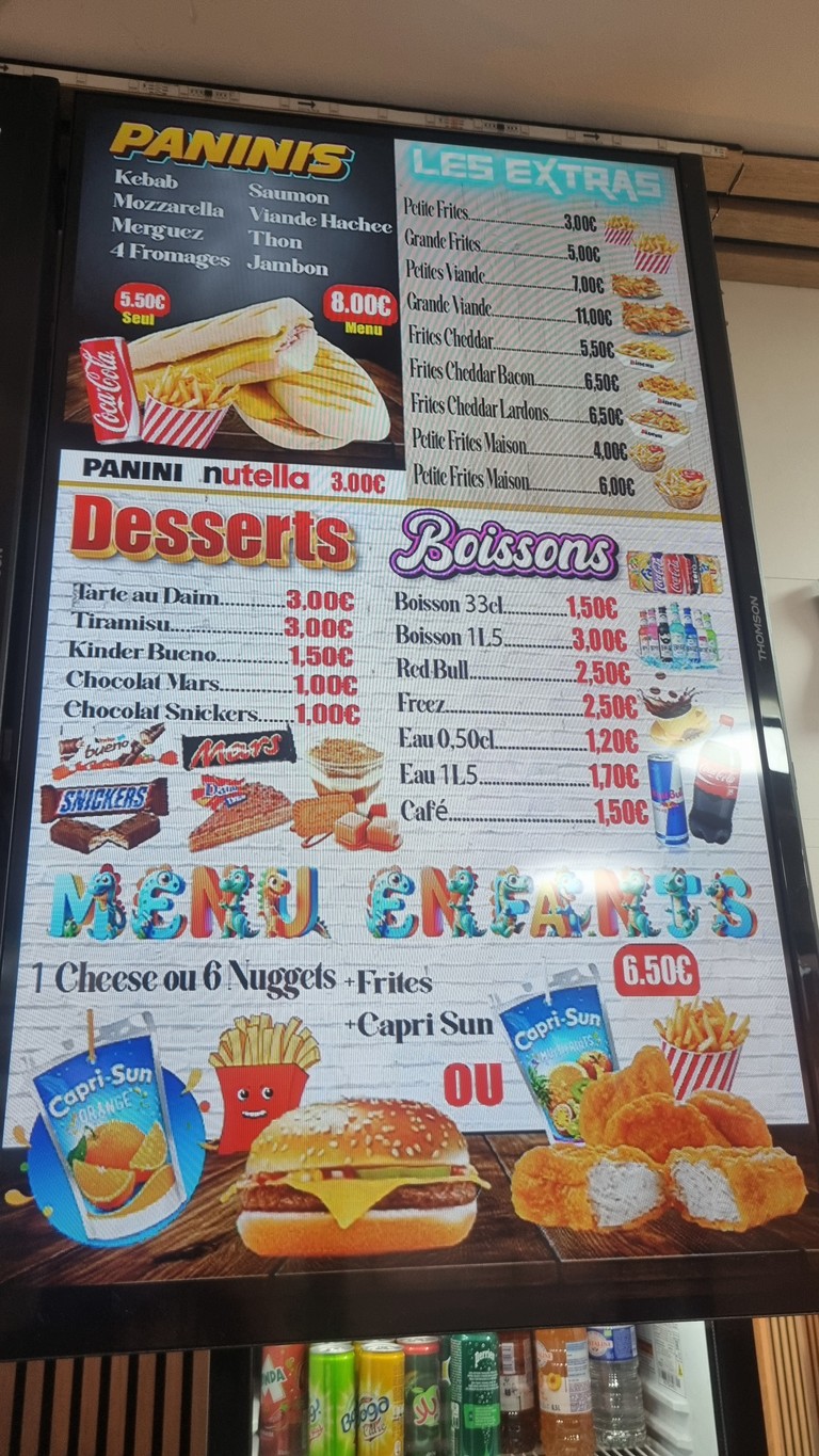 Bineau Food menu 4