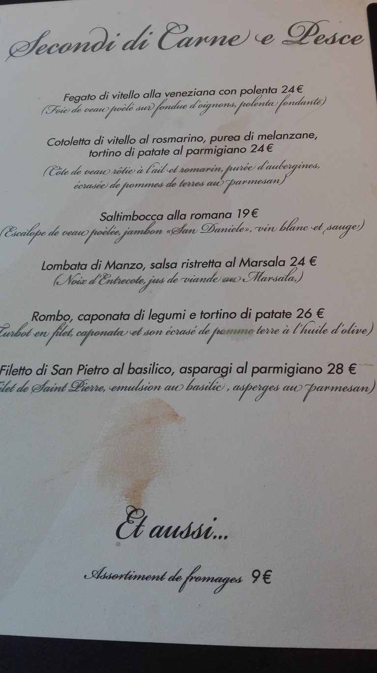 Ristorante Del Pozzo menu 3