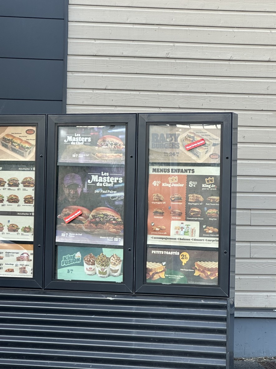 Burger King menu 2