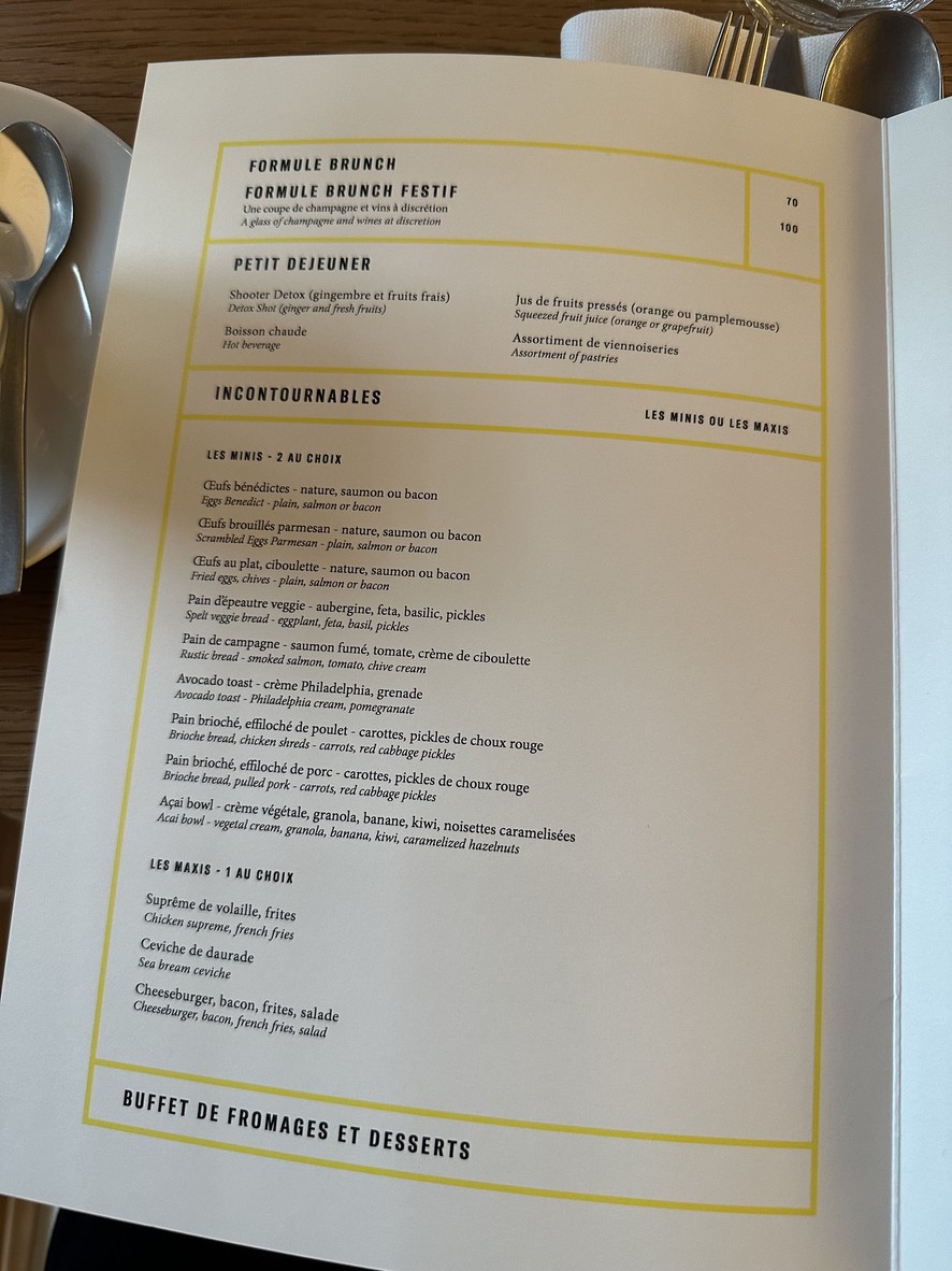 Restaurante Villa M menu 1