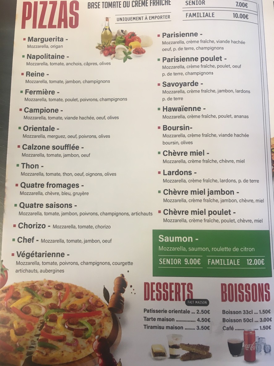 Restaurant Le Montreau menu 4