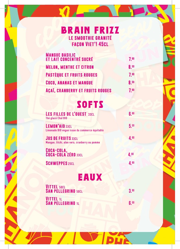 Hanoi Coffee menu 4