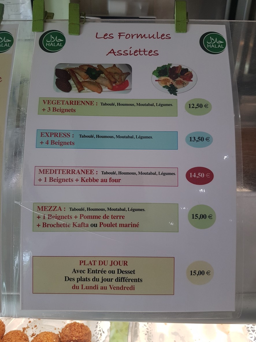 Le Mediterranée menu 2
