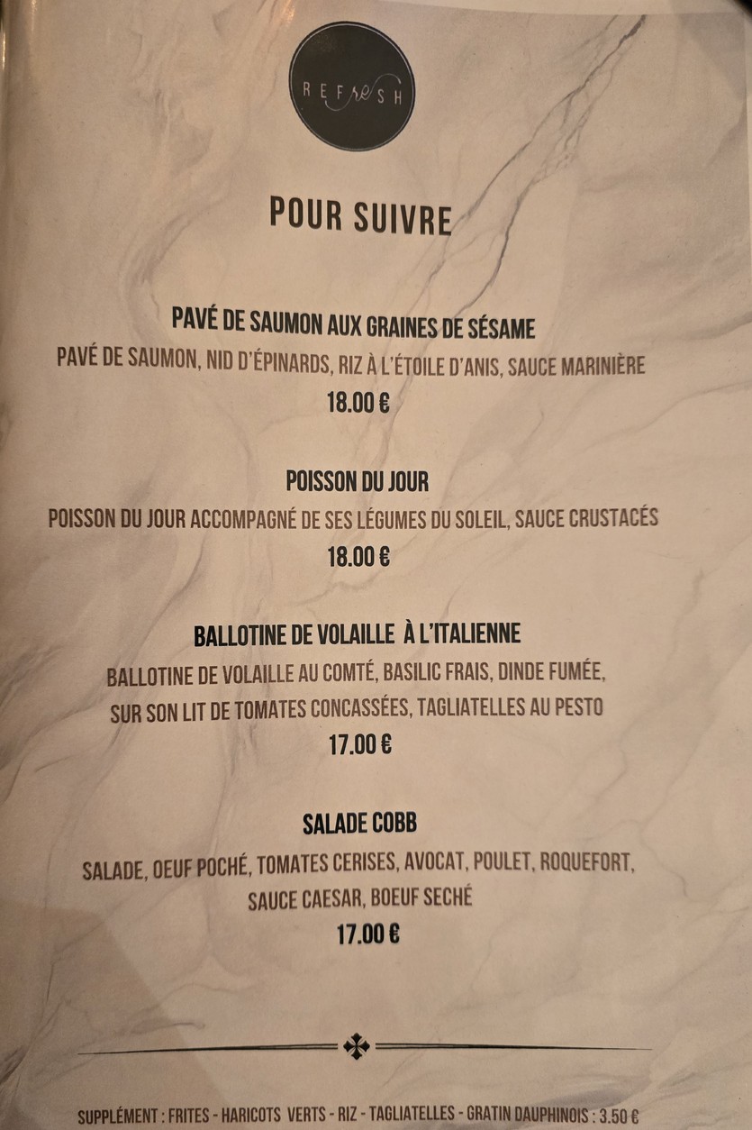 Refresh menu 3