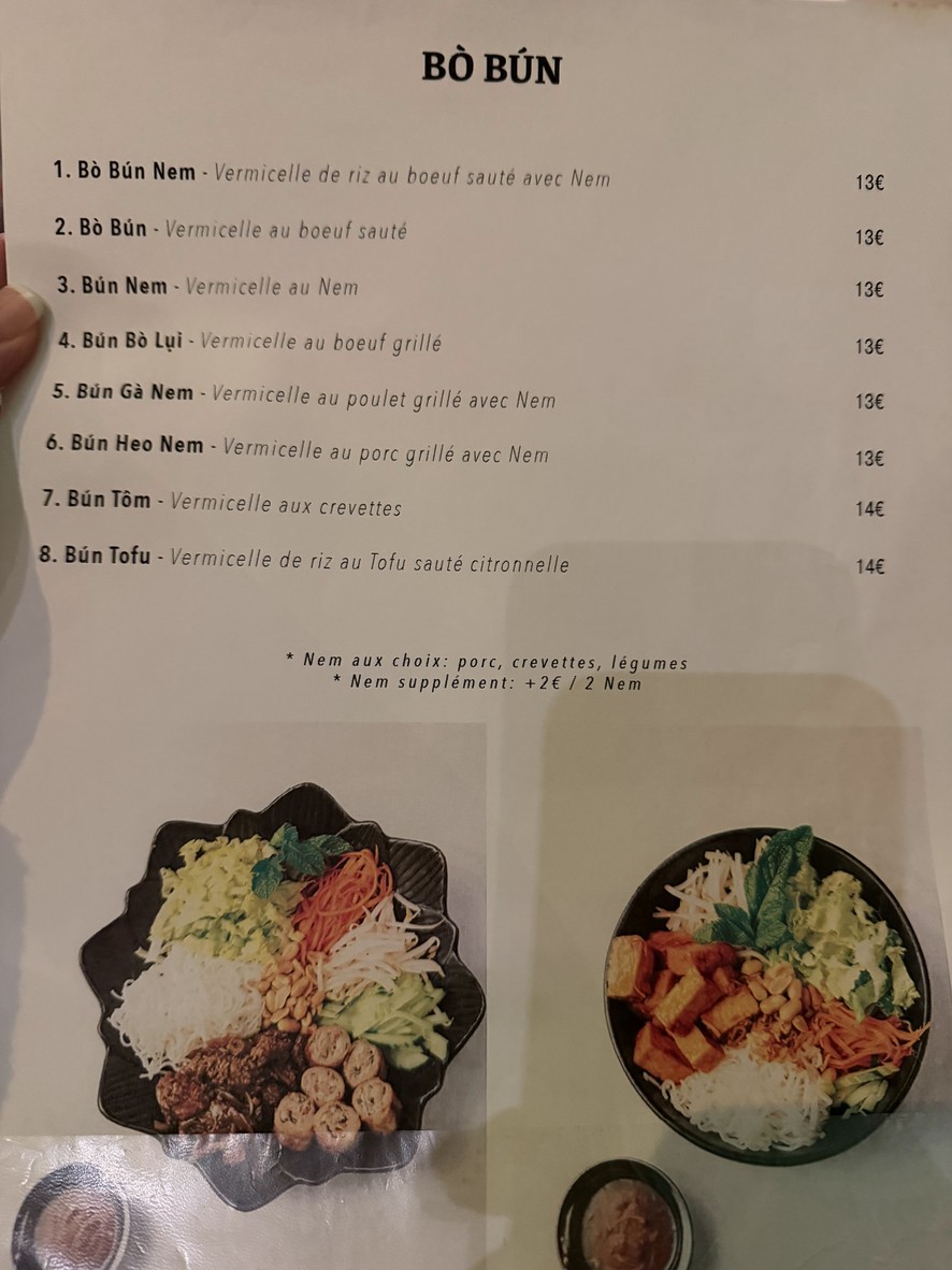 Viet Quan menu 2