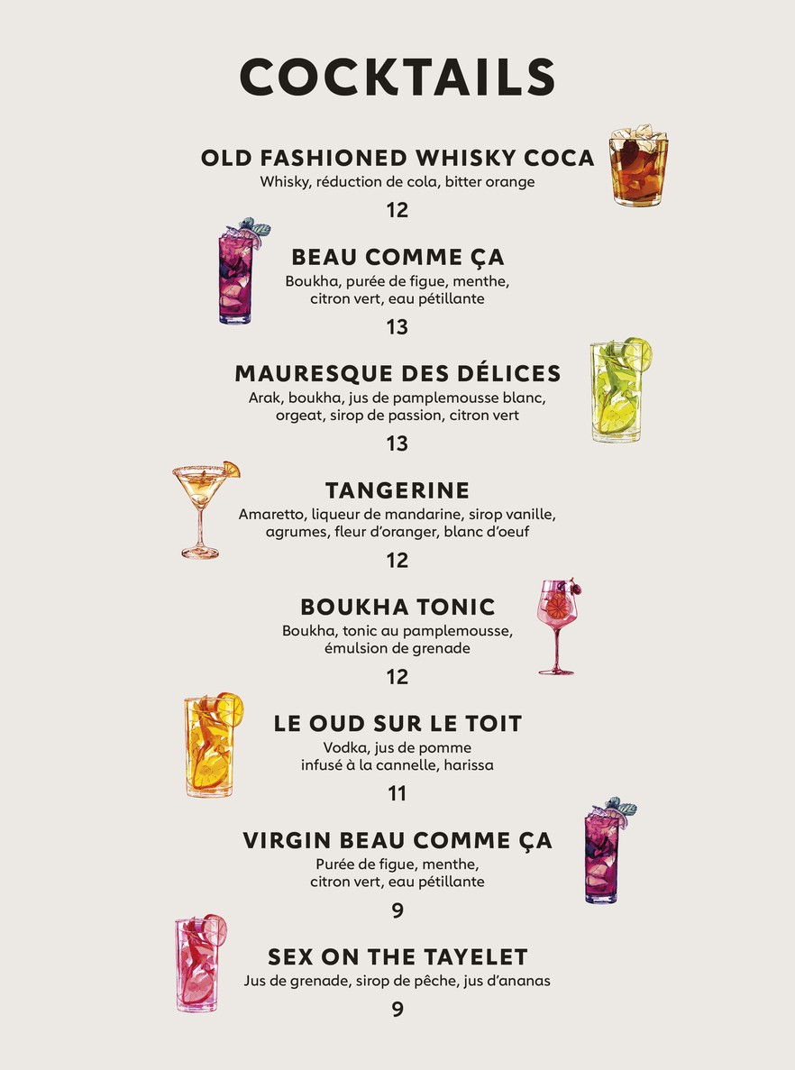 Vendredi Soir menu 6