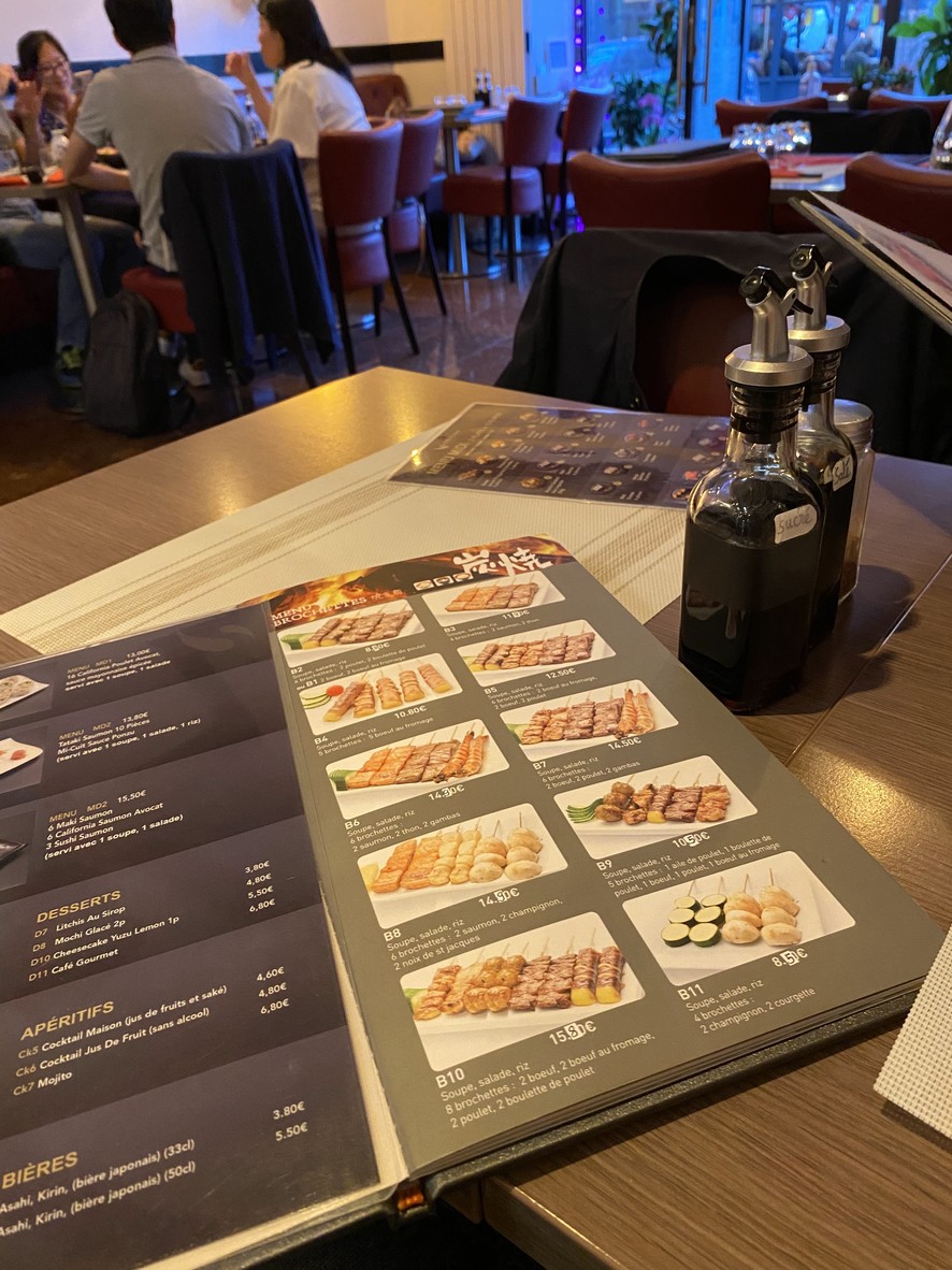 ONO SUSHI menu 2