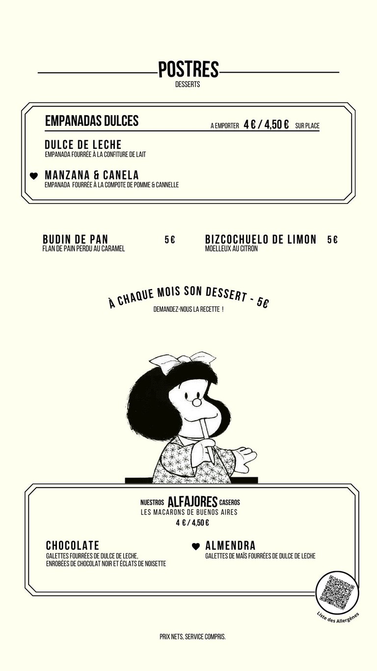 Casero menu 2