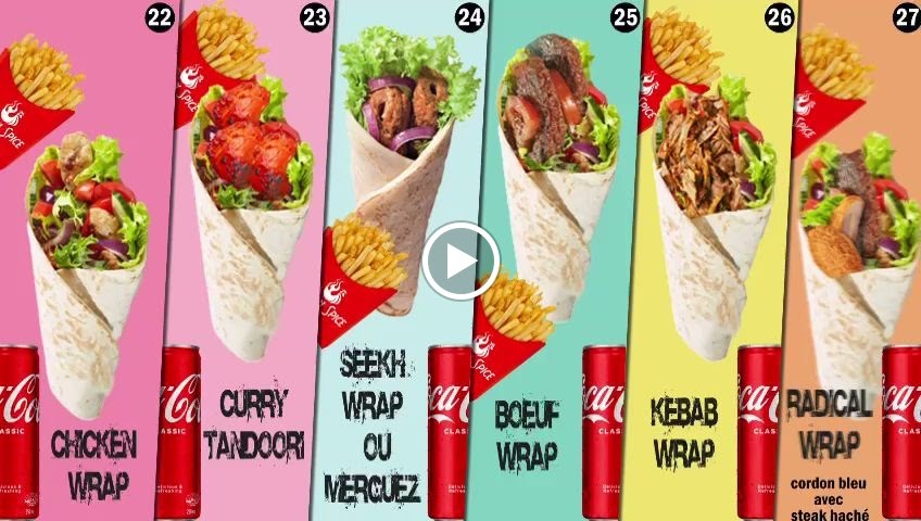Chicken Spice menu 3
