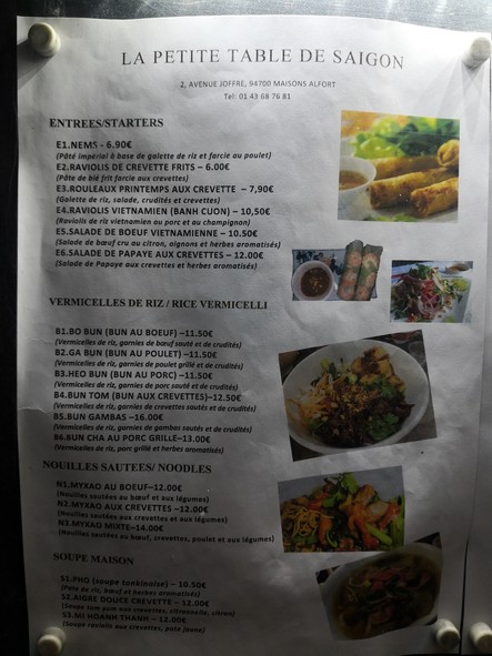 La Petite Table De Saigon