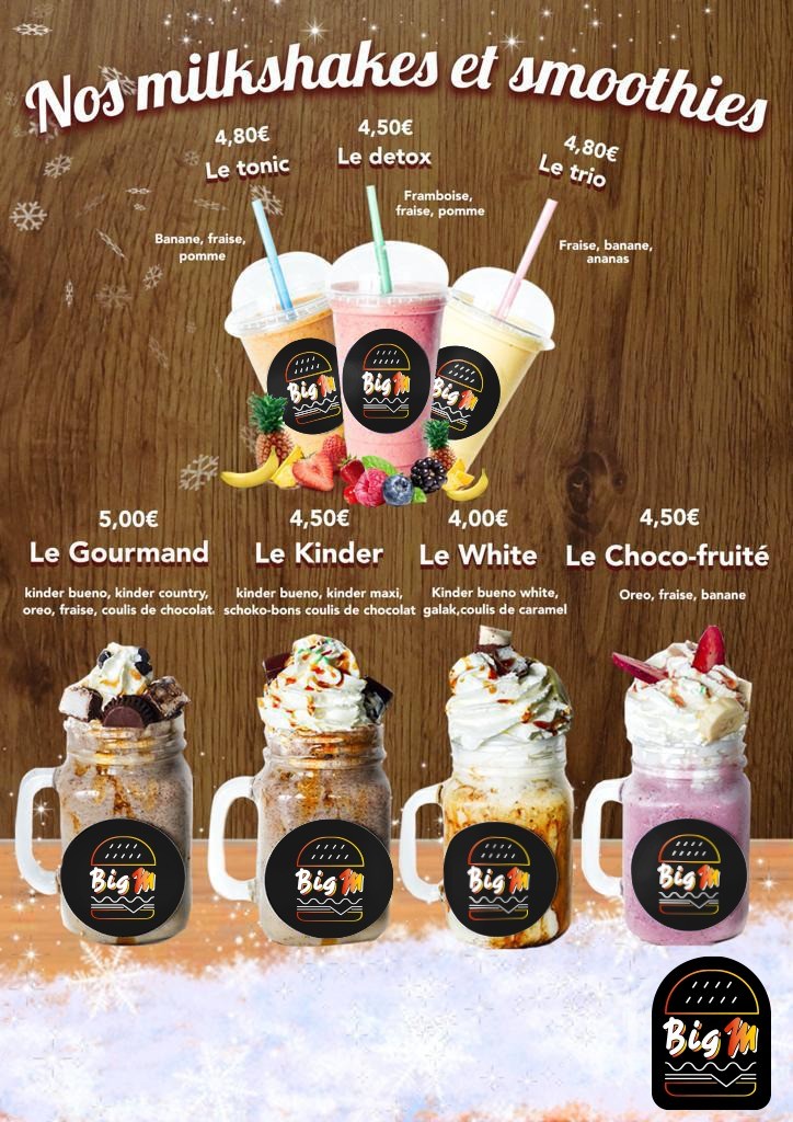 Big M menu 5