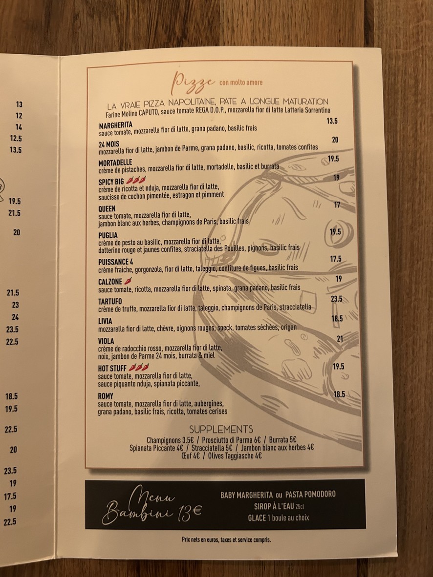 Little Italy menu 2